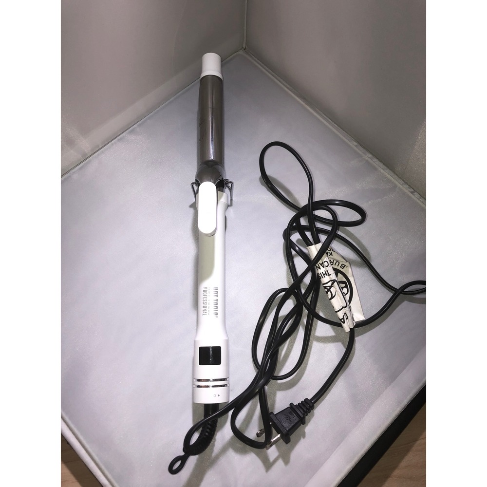 Hot Tools Professional Digital Curling Iron 1 Inch White Chrome HT1203WG